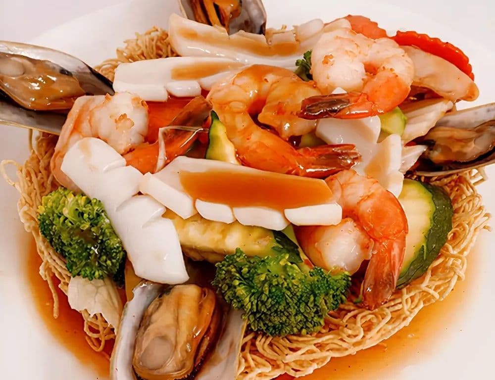 S2 Nouilles Croustillantes / Crispy Noodles / Mỳ xào giòn