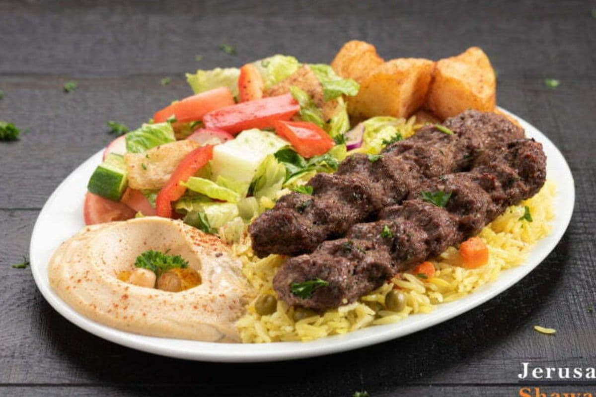 Beef Kabab Plate (Kafta)
