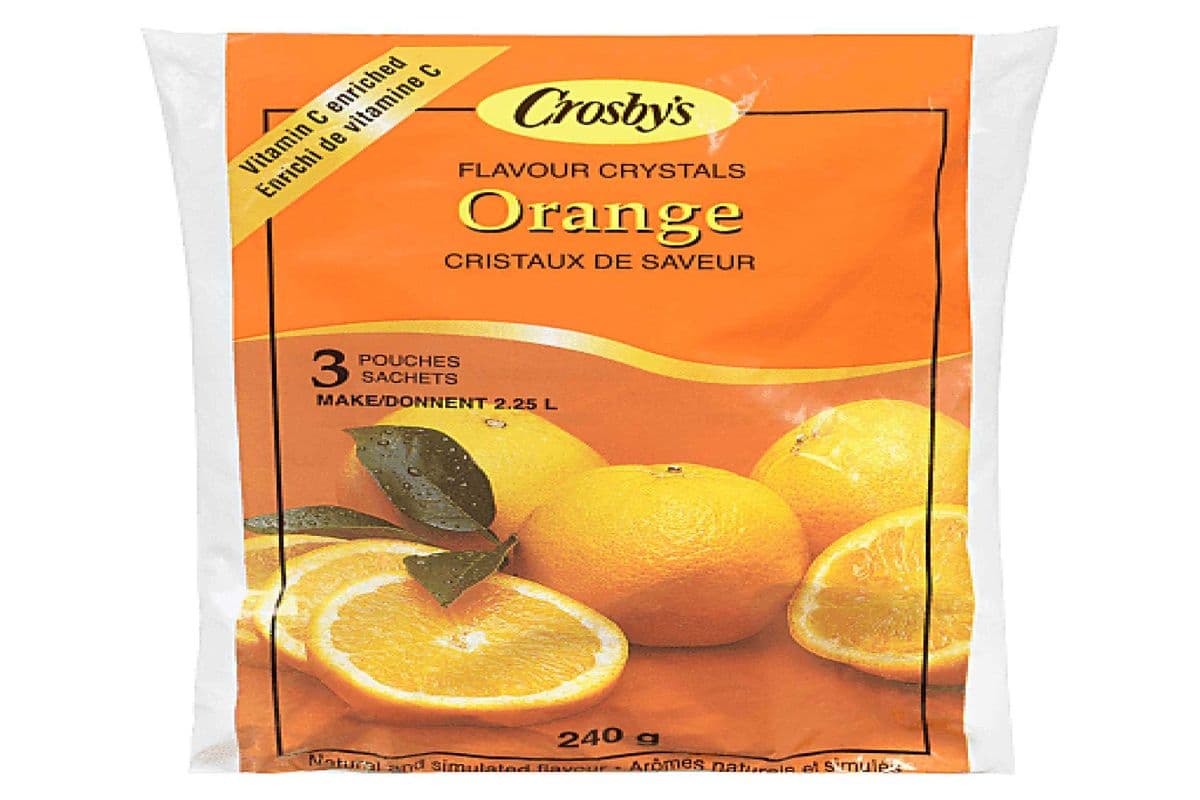 Crosby's Orange Flavour Crystals 240g (240g)