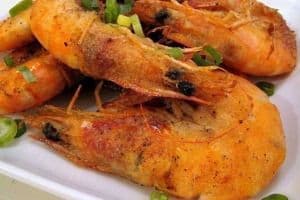 Golden Fried Prawns