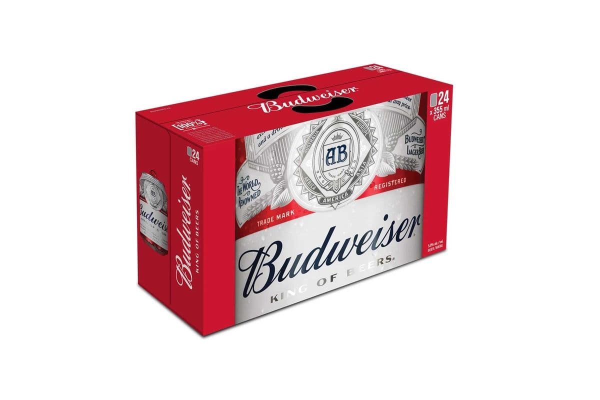 Budweiser (24 x 355 ml Cans)