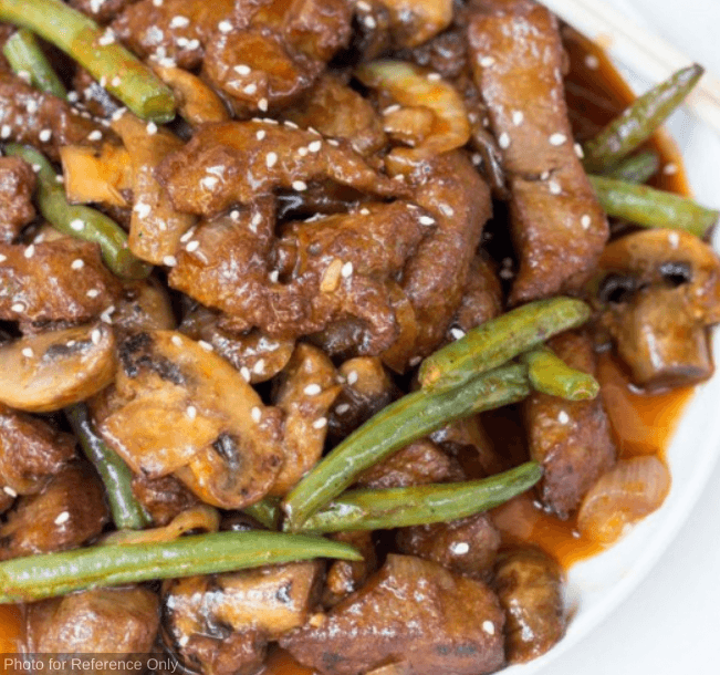 Beef with Mushrooms and Vegetables