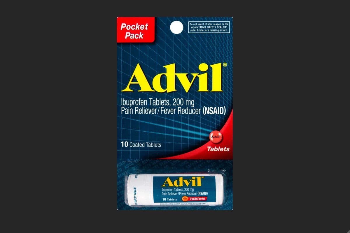 Advil Tablets Vial 10 Pack