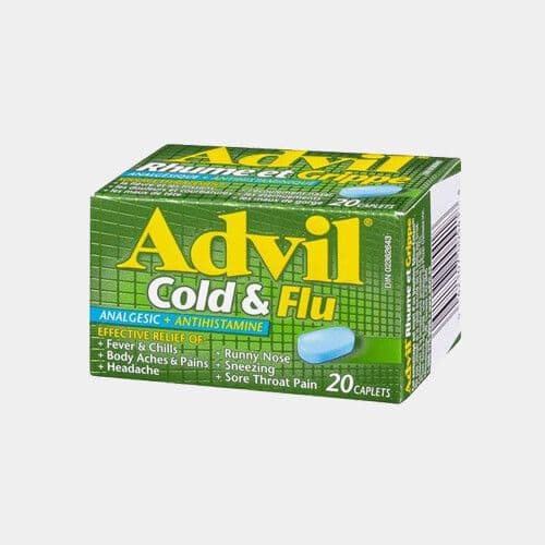 Advil Rhume (20 caplets) / Advil Cold & Flu (20 caplets)