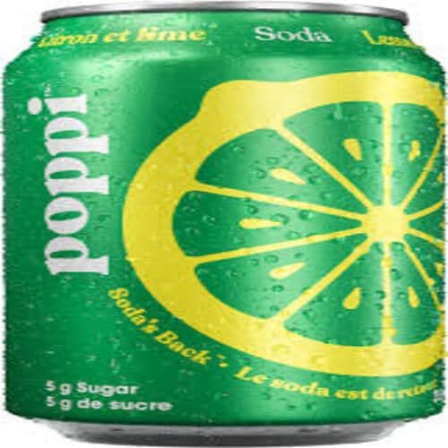 Poppi Soda Citron et Lime 355ml/ Poppi Soda Lemon Lime 355ml