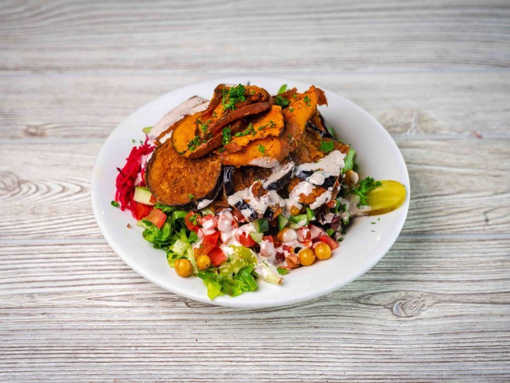 Lion's Mane Steak Salad
