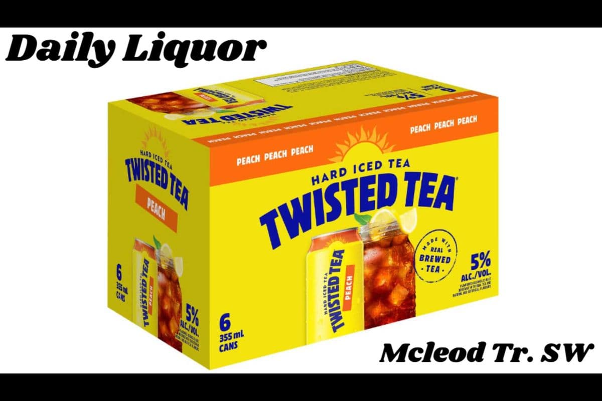 TWISTED TEA PEACH 6 CANS (1 x 6*355)