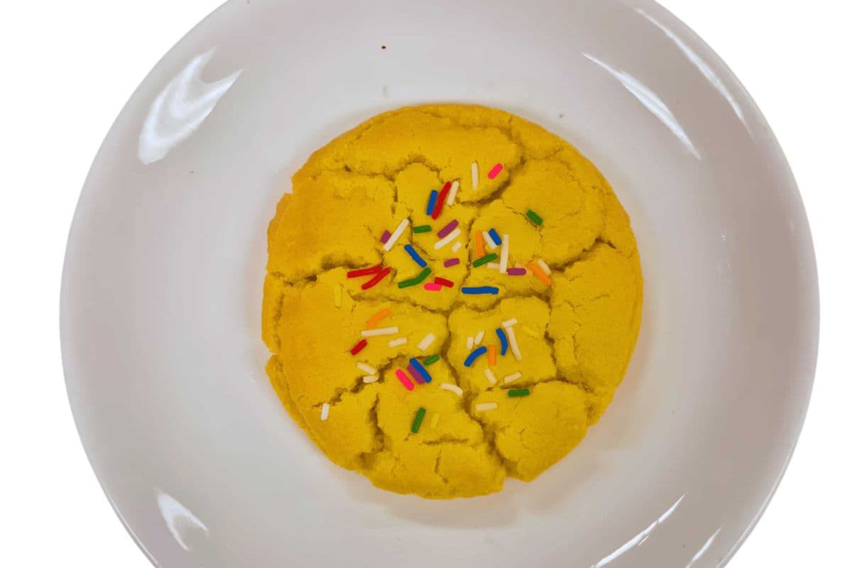 Pineapple Birthday Cake Cookie