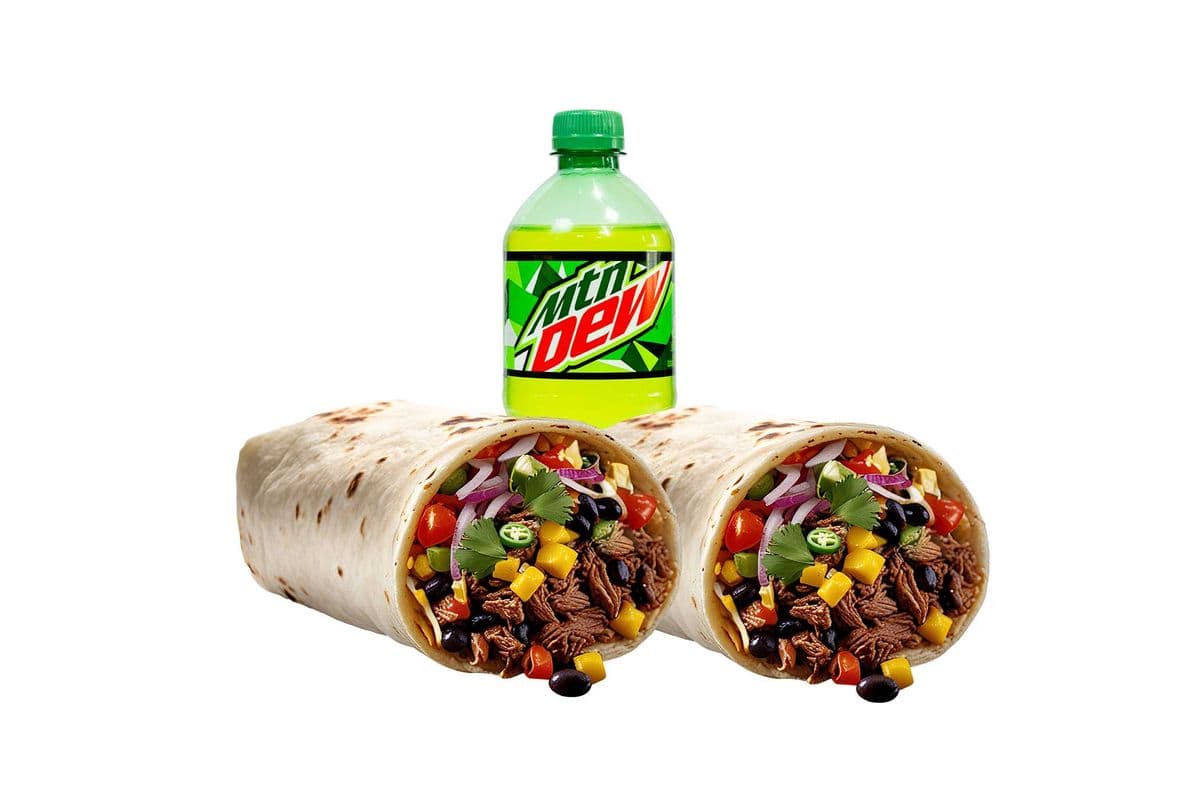 2 Large Burritos