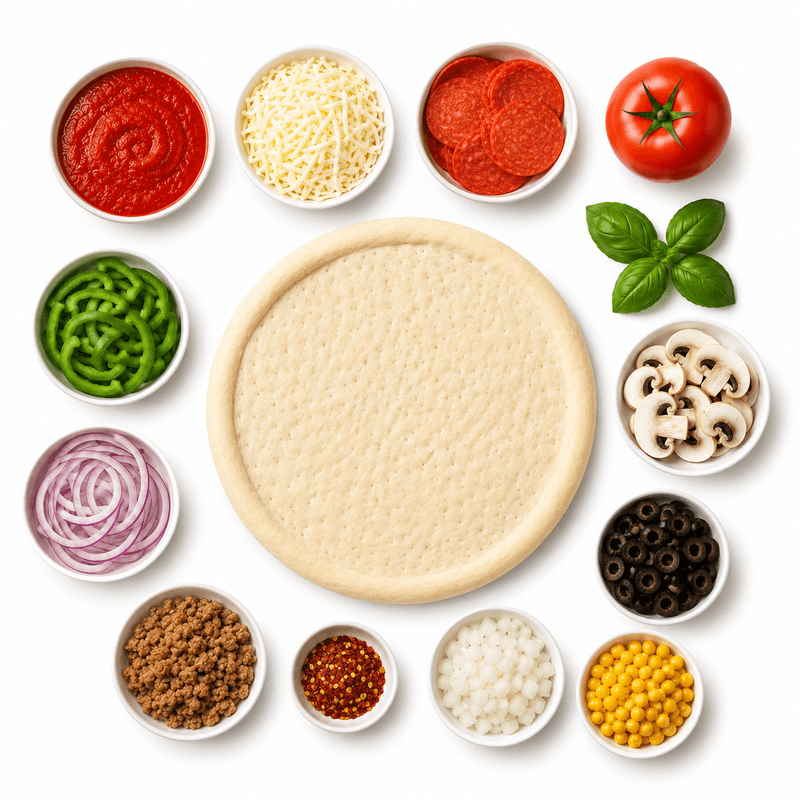 Créez votre propre pizza moyenne 12" / Create Your Own Pizza  Medium 12"