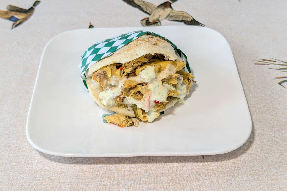 Chicken Arepa