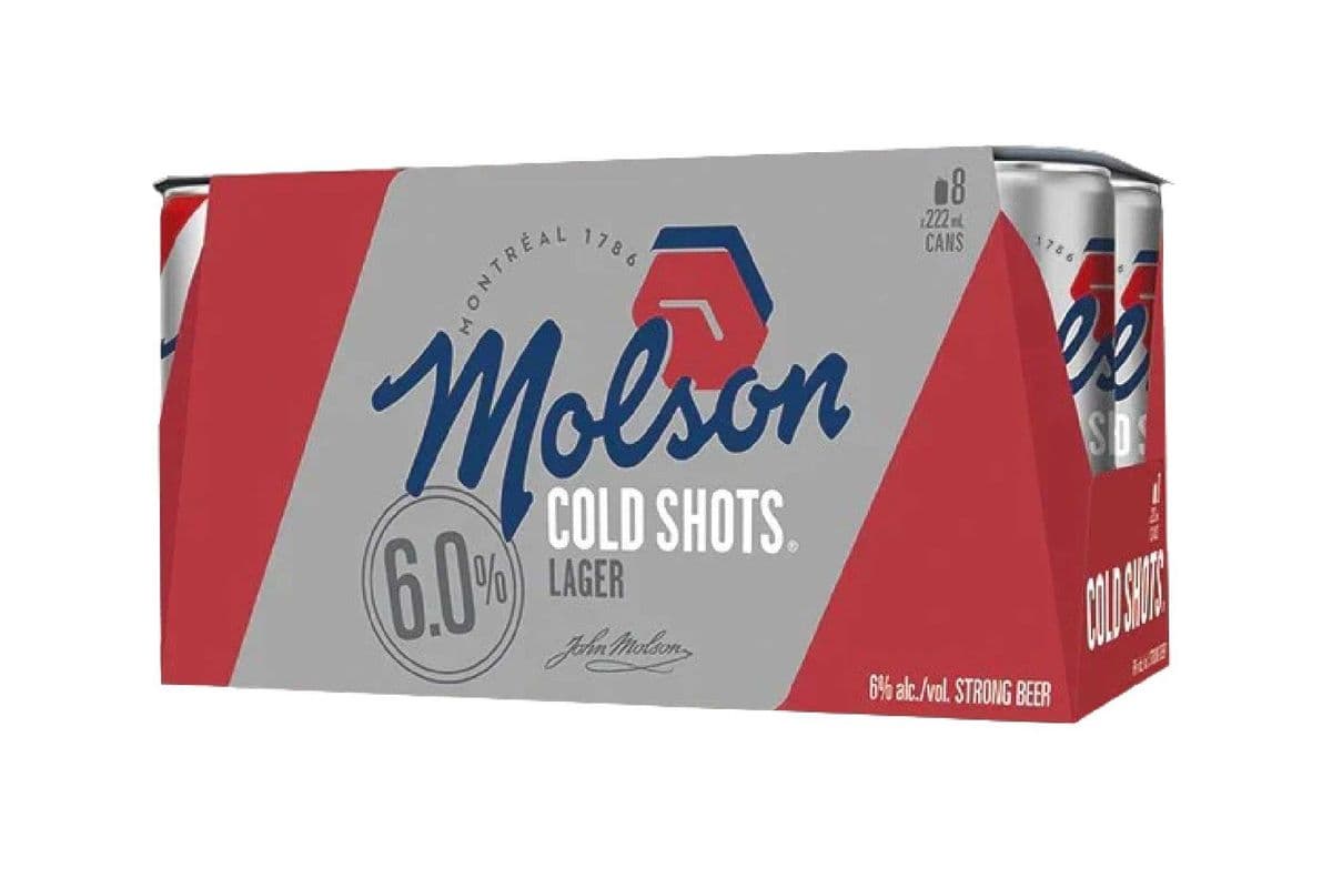 Molson Canadian Cold Shots (8 x 222ml)