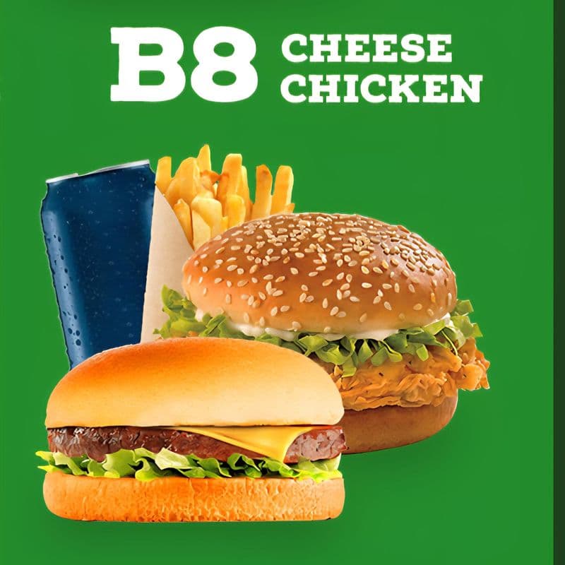 B8 cheese et chicken