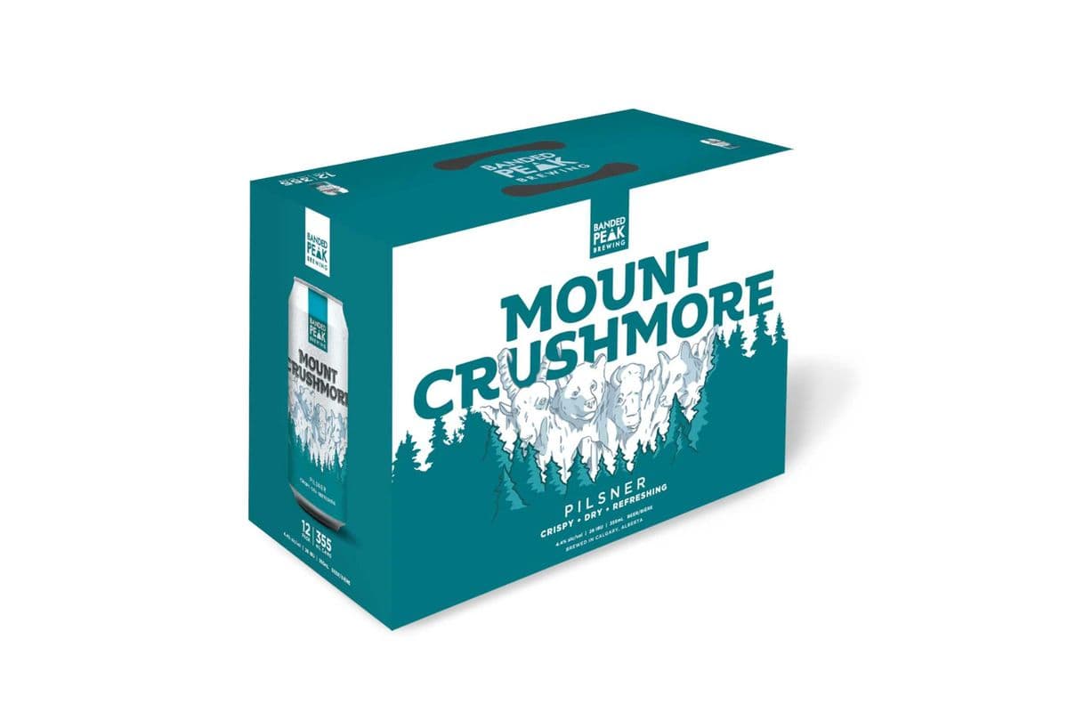 Banded Peak Brewing Mt. Crushmore Pilsner (12 Cans) (12 x 355ml)