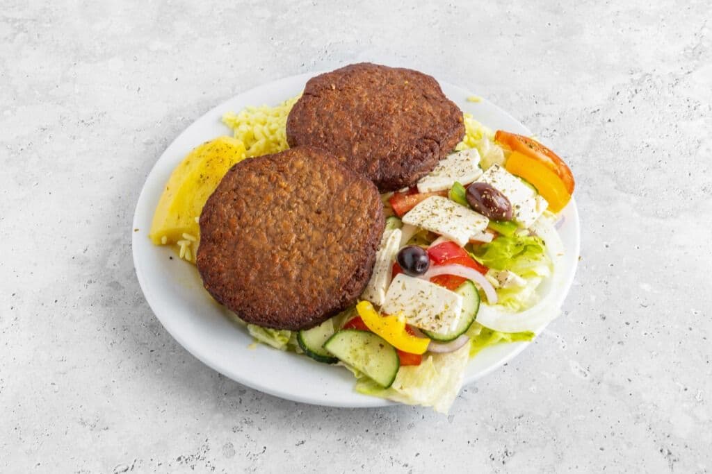 Veggie Burger Dinner