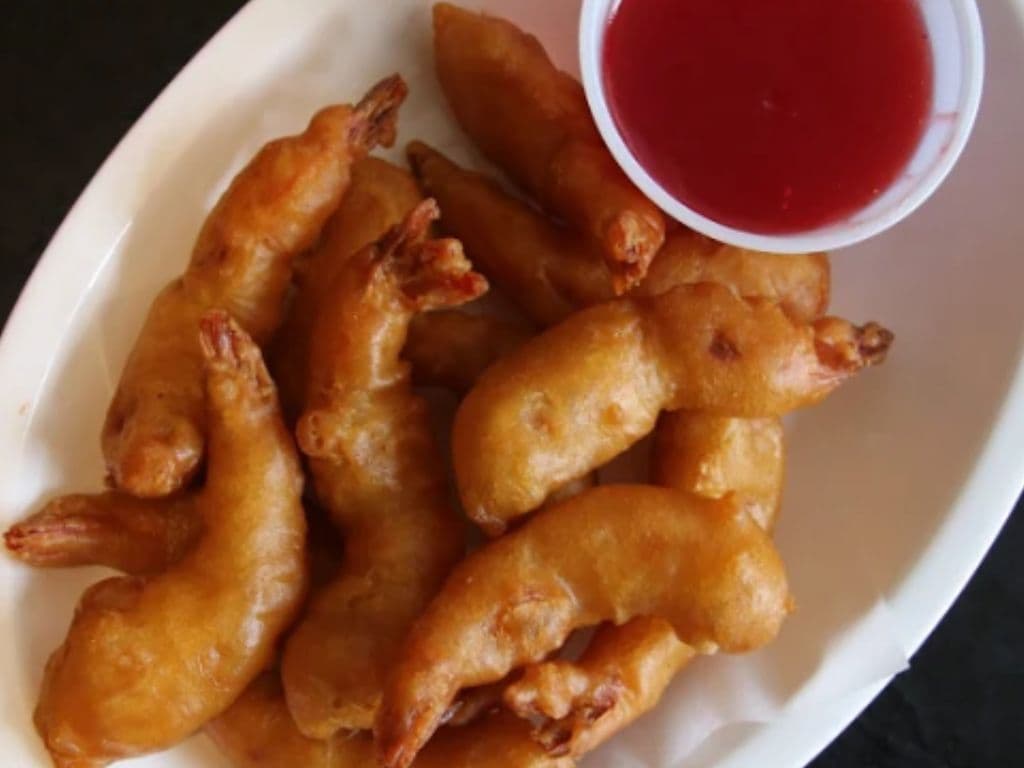 Deep Fried Prawns w.Sweet & Sour Sauce