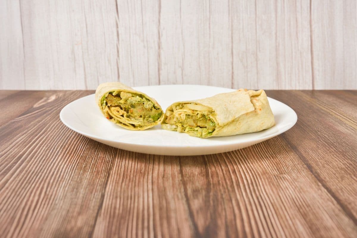 Aloo Tikki wrap