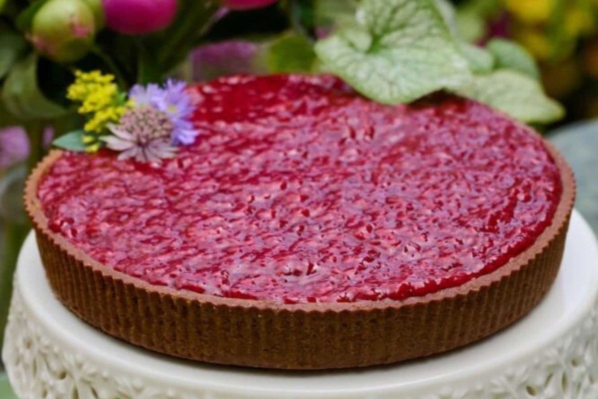 Raspberry Cheesecake Pie (21 cm)