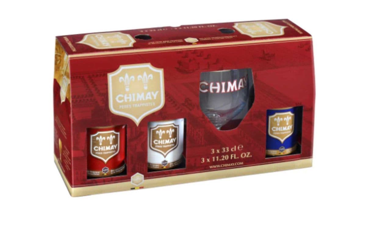 Chimay Trilogy Pack with Glass (3 x 330ml)
