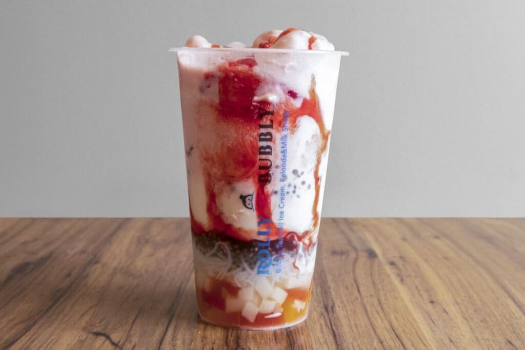 Rose and Strawberry Falooda