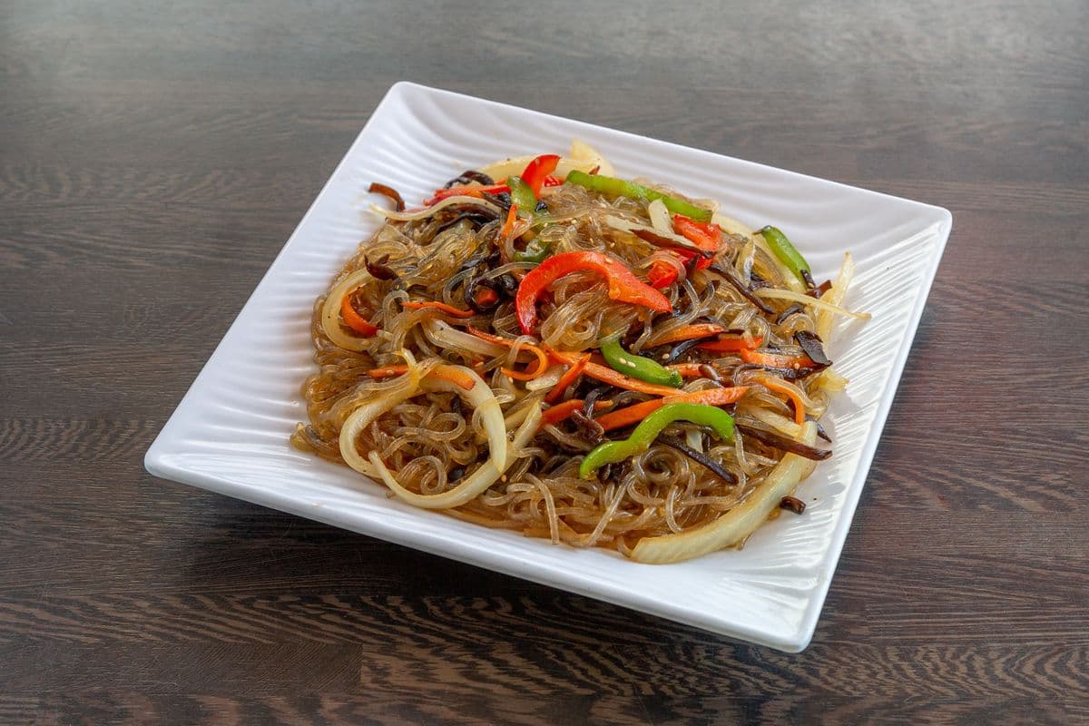 19. Glass Noodles with Beef and Vegetables