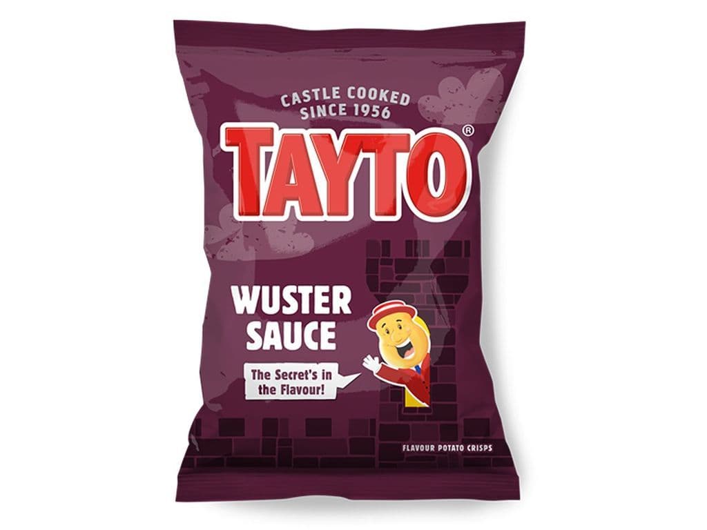 Tayto Wuster Sauce Irish Crisps 32.5g