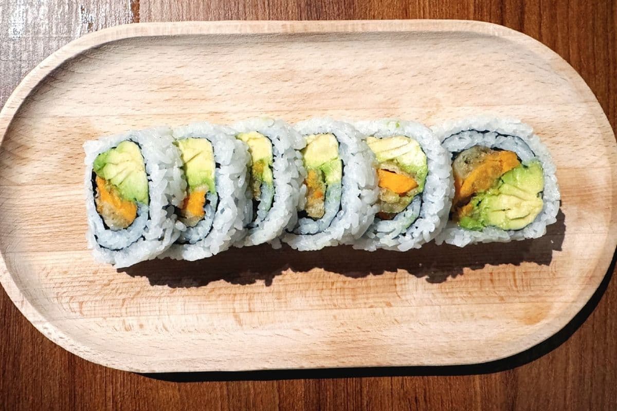 Yam and Avocado Roll