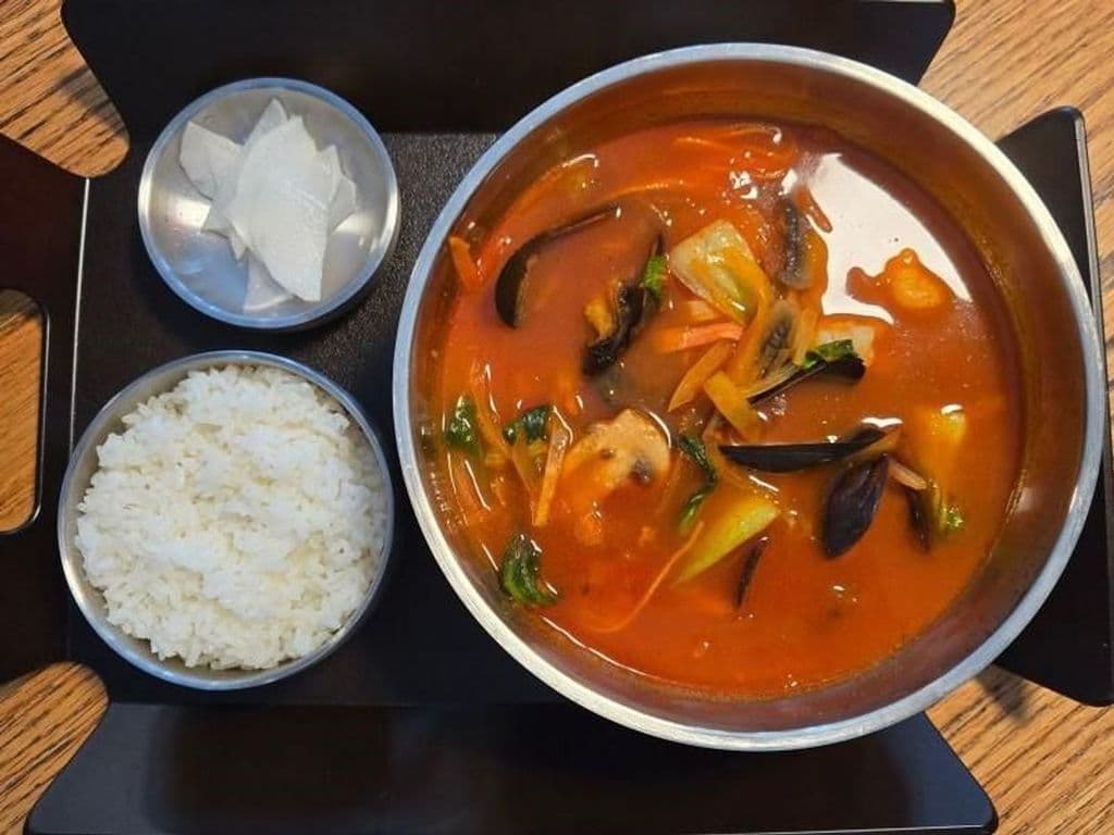 Jjamppong /w Rice