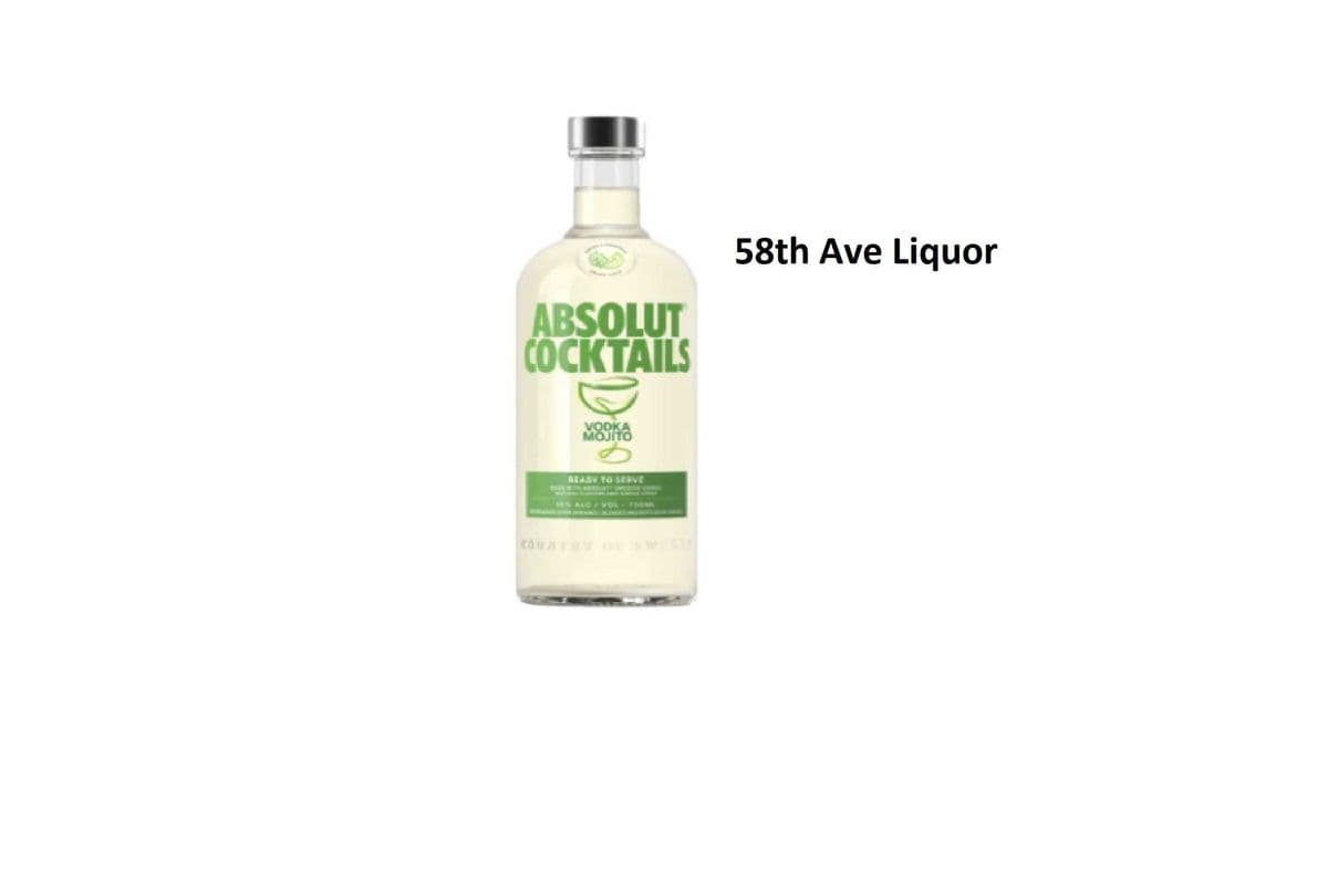 ABSOLUT MOJITO COCKTAIL VODKA 750ML (1 x 750ml)