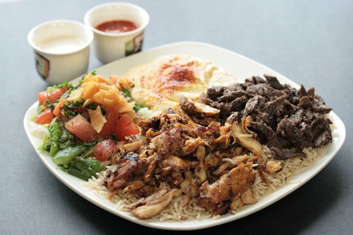 Chicken and Lamb Shawarma Combo
