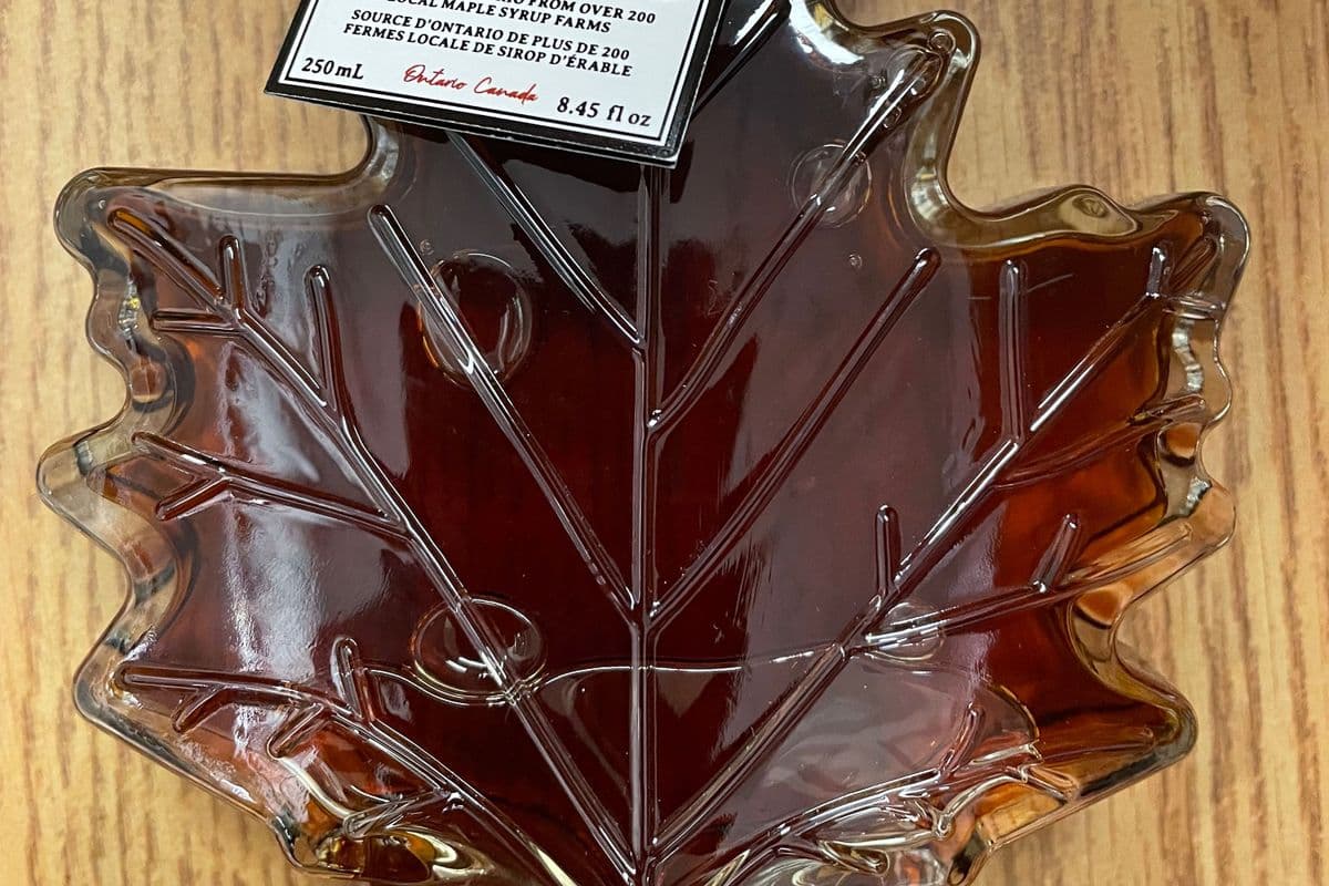 Large Maple Syrup Glass Bottle (250 ml)