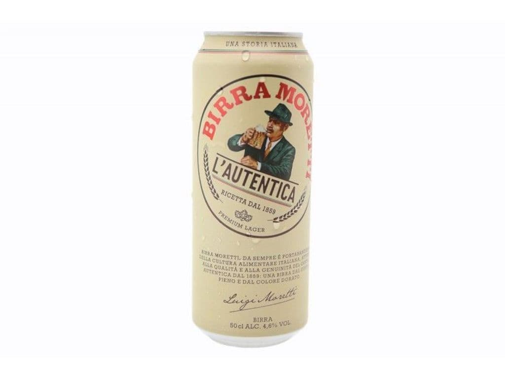 Moretti, 16oz Can Beer (5.0% ABV)