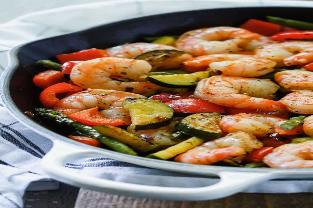 73. Shrimp with Diced Vegetables
