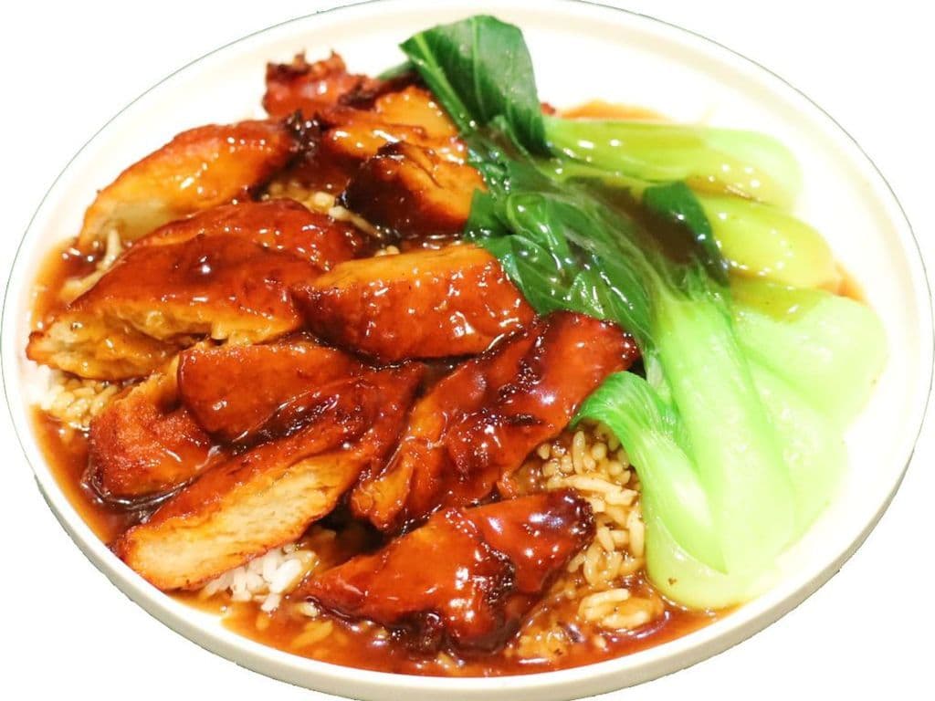 R75 Barbecue Seitan With Rice叉燒飯