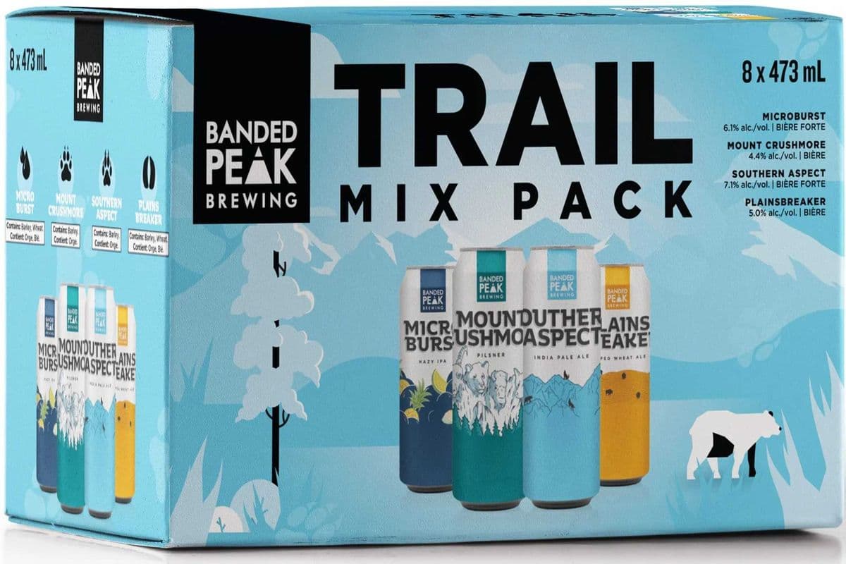 BANDED PEAK TRAIL MIXER PACK 8 CANS (8 x 473 ML)