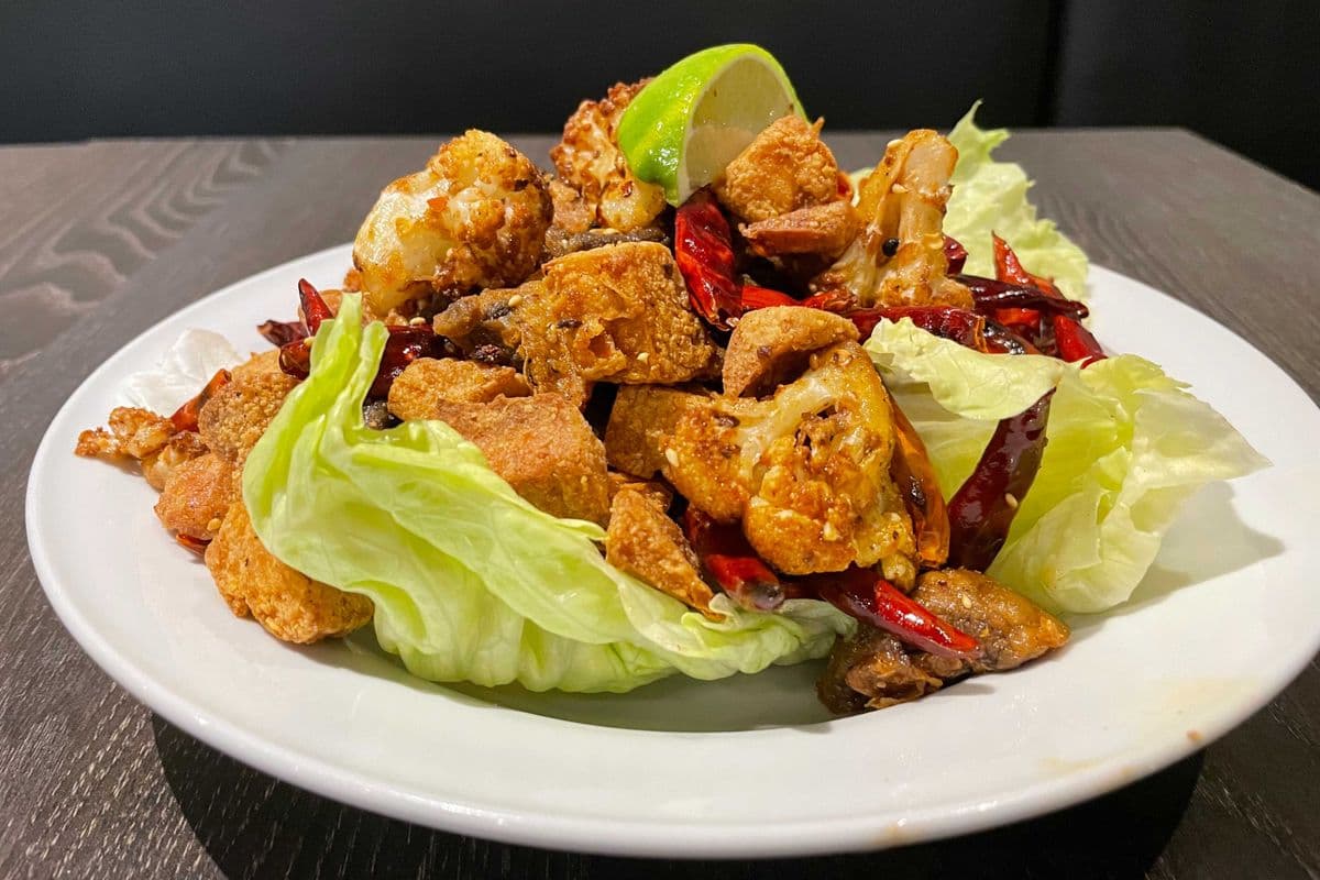 Sichuan Spicy Vegan Chicken