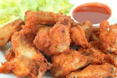 Golden Chicken Wings (1 lbs)