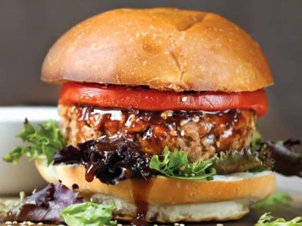 MUSHROOM & TERIYAKI VEGGIE BURGER