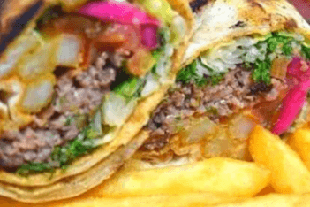 Beef Kabob Sandwich