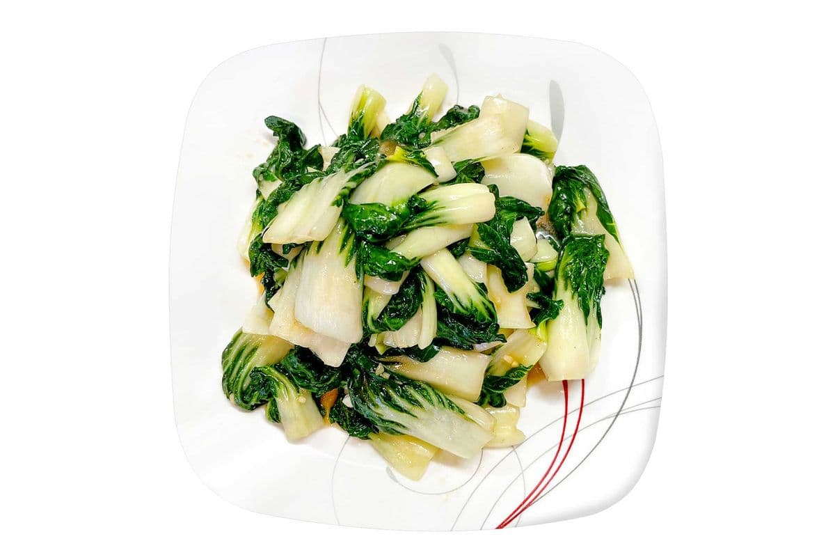 V12. Stir-Fried Bok choy With Garlic