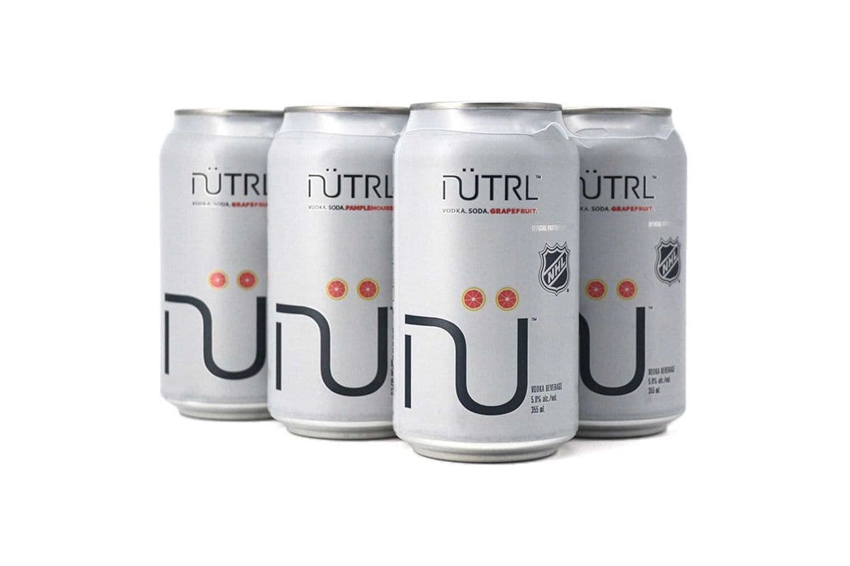 Nutrl Vodka Soda Grapefruit 6 Can (1 x 355 ml)