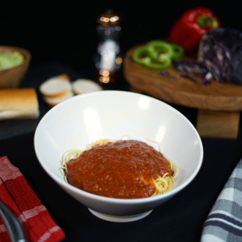 Spaghetti à la viande