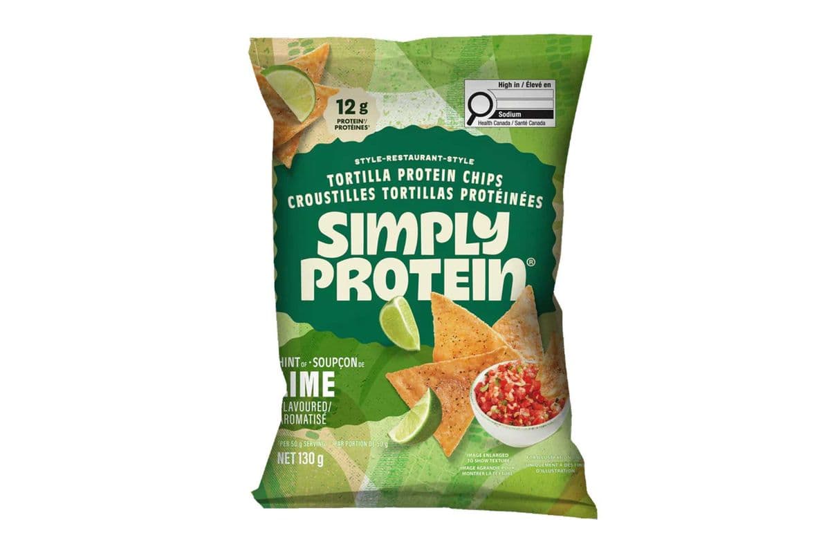 Protein Tortilla Chips - Hint of Lime, 130g (130 g)