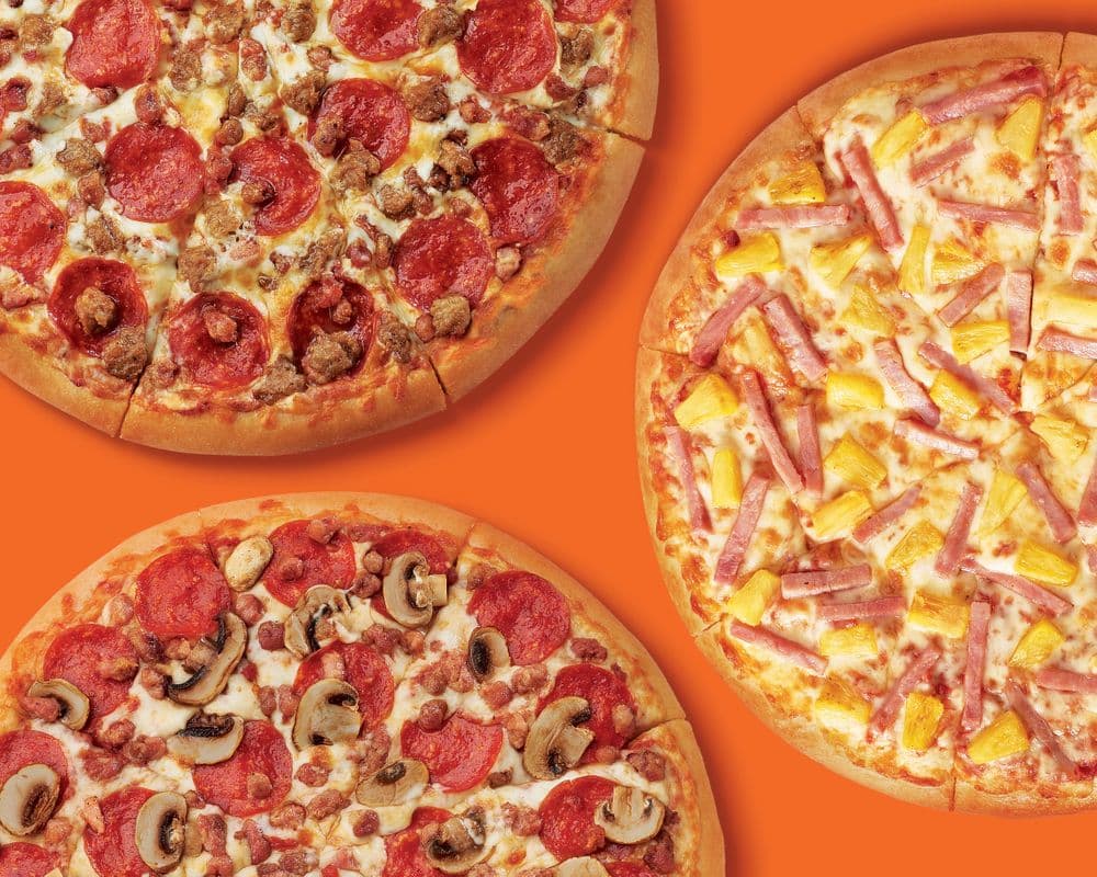 Three Medium 12" Pizzas Bundled Special