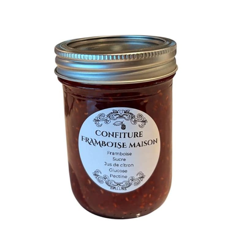 Confiture framboise fait maison / Homemade raspberry jam