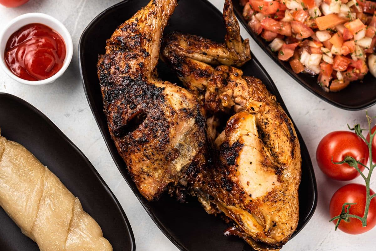 Half Chicken Leg and Breast