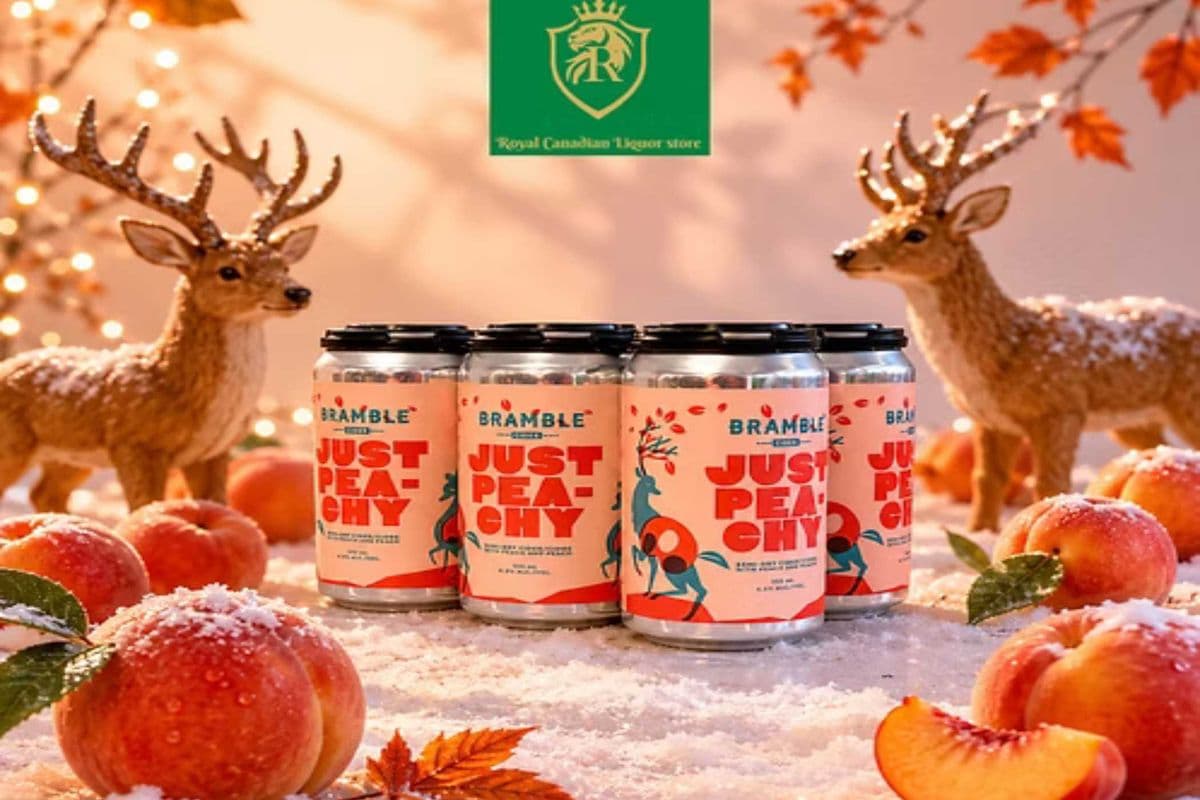 BRAMBLE PEACH CIDER (6 x 355ML)