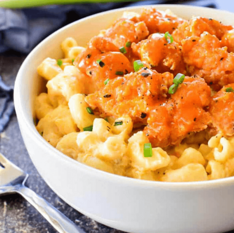 Buffalo Chicken Mac and Cheese