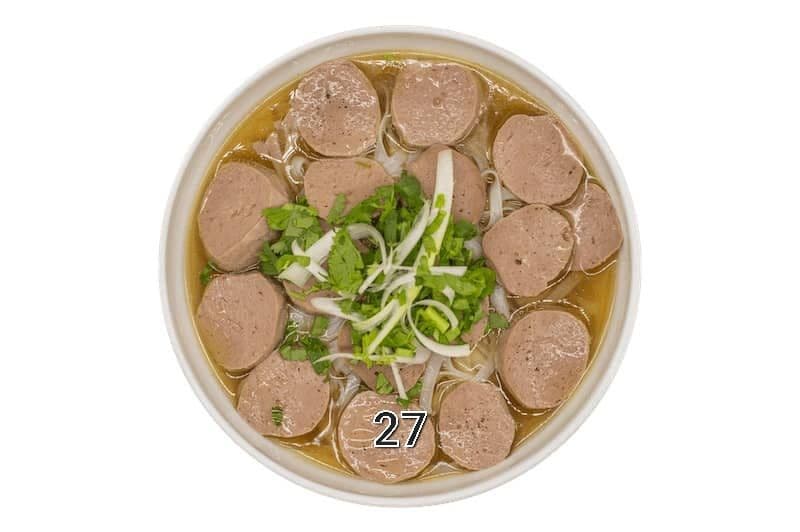 P4A.Beef Balls Pho-牛肉麵湯-Phở Bò Viên