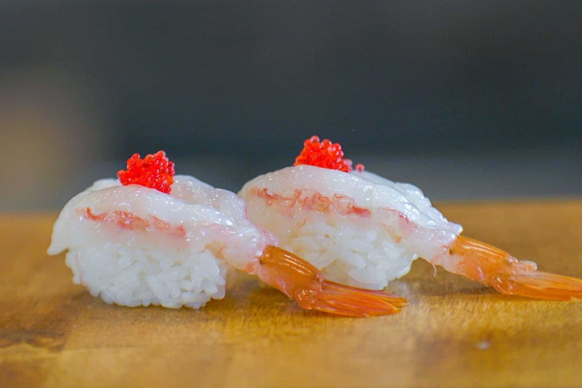 Sweet Raw Shrimp (Ama Ebi) Nigiri Sushi (1 pc)